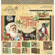 Graphic 45 Collection Pack 12x12" - Christmas Time