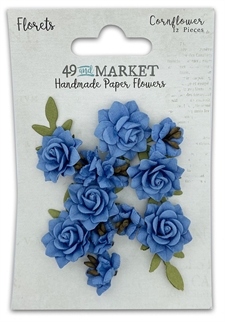 49th & Market - Florets Paper Flowers / Cornflower