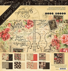 Graphic 45 DeLuxe Collectors Edition 12x12" - Love Notes