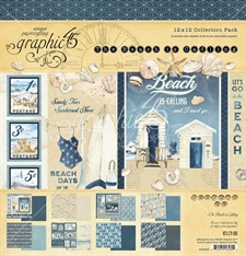 Graphic 45 Collection Pack 12x12" - The Beach is Calling