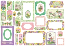 Graphic 45 Diecuts / Tags & Frames - Grow with Love