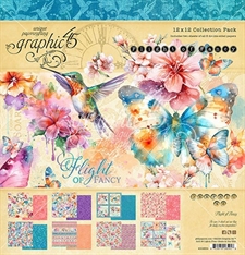 Graphic 45 Collection Pack 12x12" - Flight of Fancy