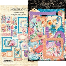 Graphic 45 Diecuts / Tags & Frames - Flight of Fancy