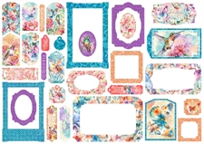 Graphic 45 Diecuts / Tags & Frames - Flight of Fancy