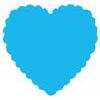 Easy Punch - Scallop Heart (XL)