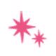 Punch - Stjerner / Sparkle (S)