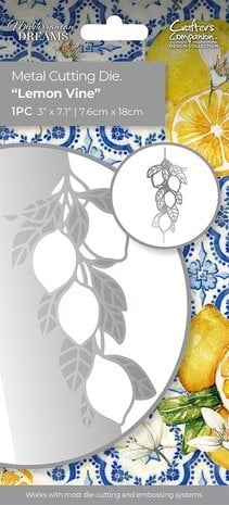 Crafters Companion Die - Mediterranean Dreams / Lemon Vine