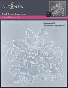 Altenew Embossing Folder - Book Cover Engravings 3D