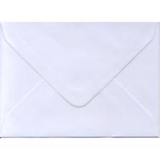 Hvide Kuverter (konvolut) - til 5x7" kort / Spidslukning - 100 stk.